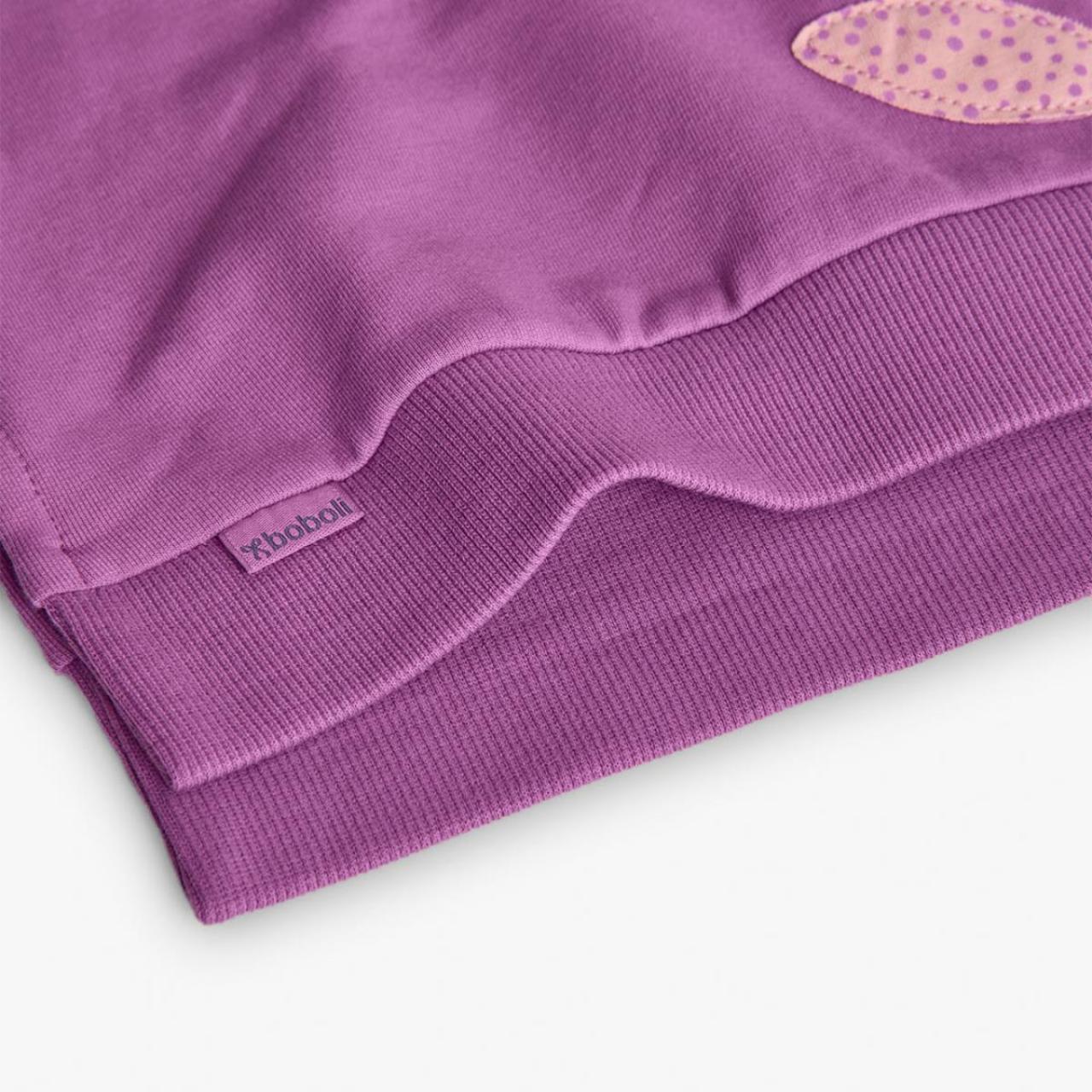Μπλούζα φούτερ κορίτσι Boboli-222129-6123-Purple