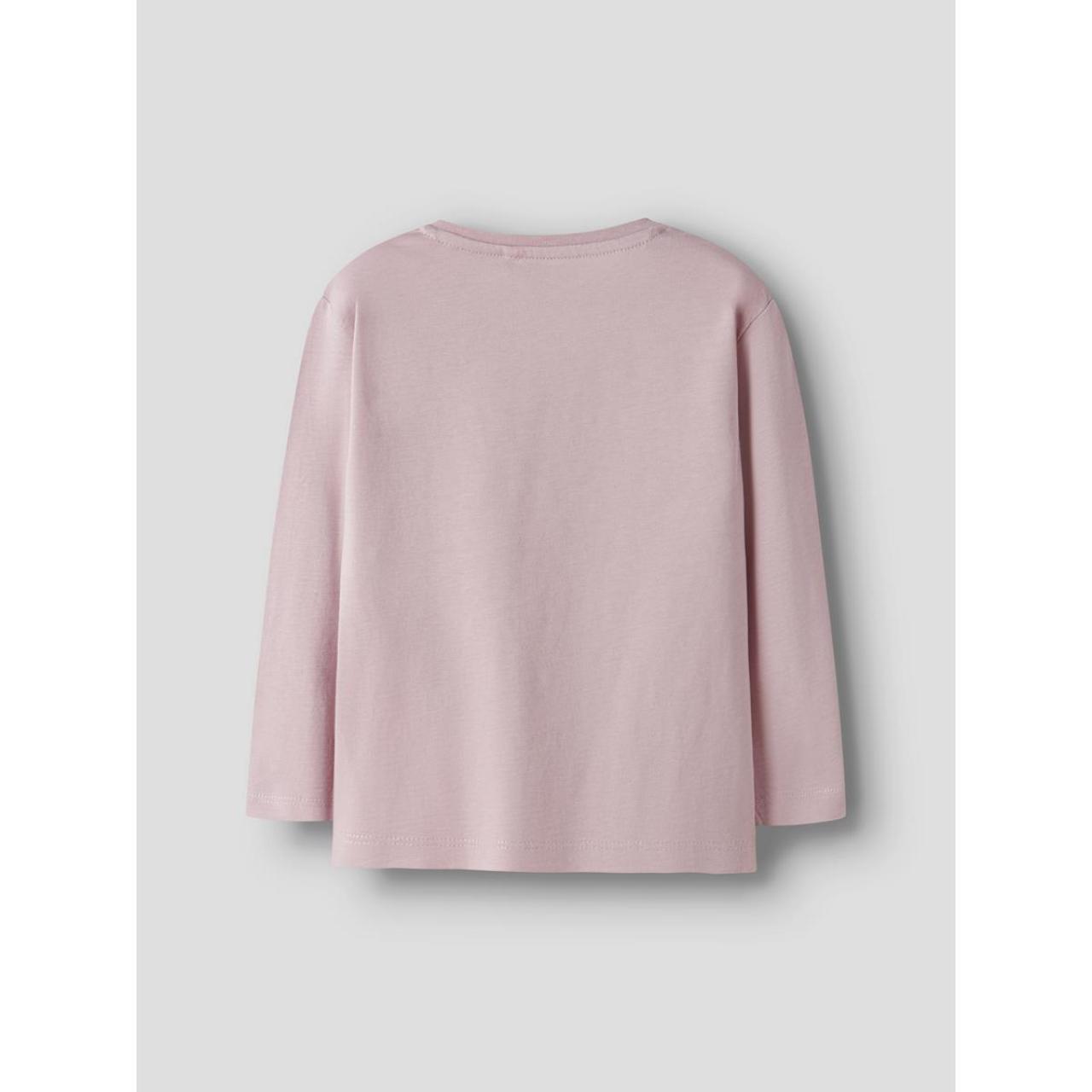 Μπλούζα μακό κορίτσι name it-13234705-Burnished Lilac-organic cotton φωτογραφία