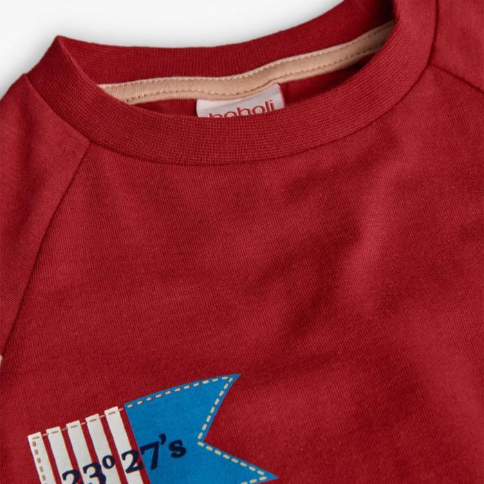 Μπλούζα μακό αγόρι Boboli-322052-3945-Red