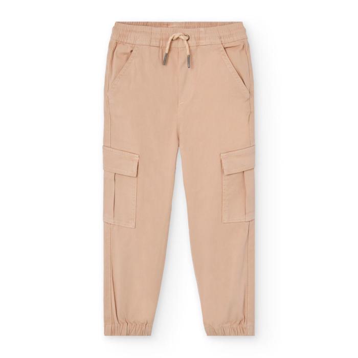 Παντελόνι cargo αγόρι Boboli-502030-7443-Beige