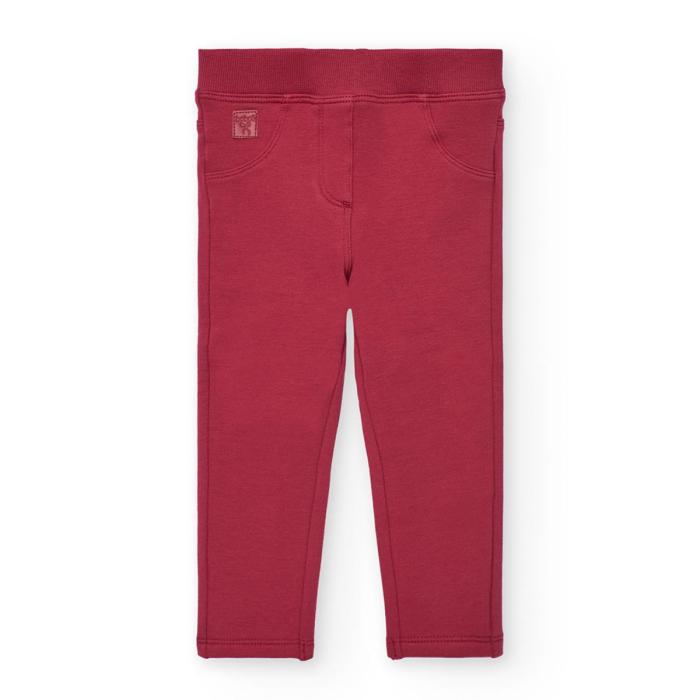 Παντελόνι-κολάν φούτερ κορίτσι Boboli-292047-3918-Red