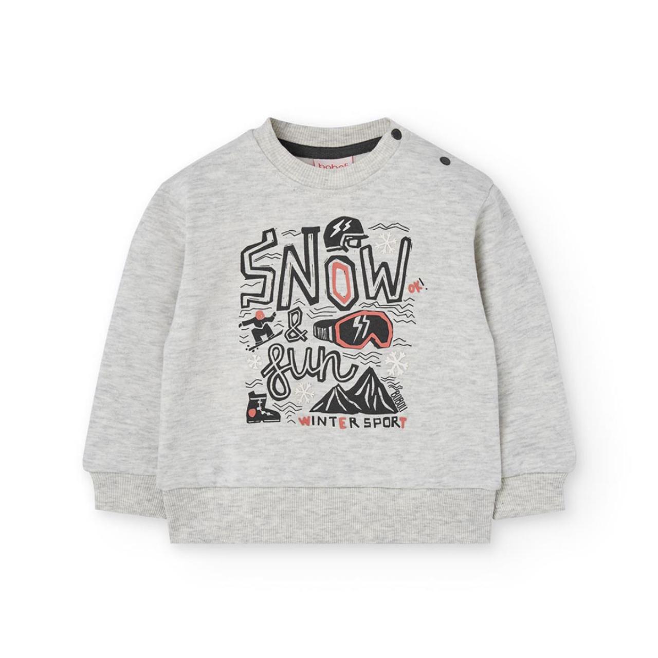 Σετ φόρμα φούτερ αγόρι Boboli-312129-7359-Grey φωτογραφία