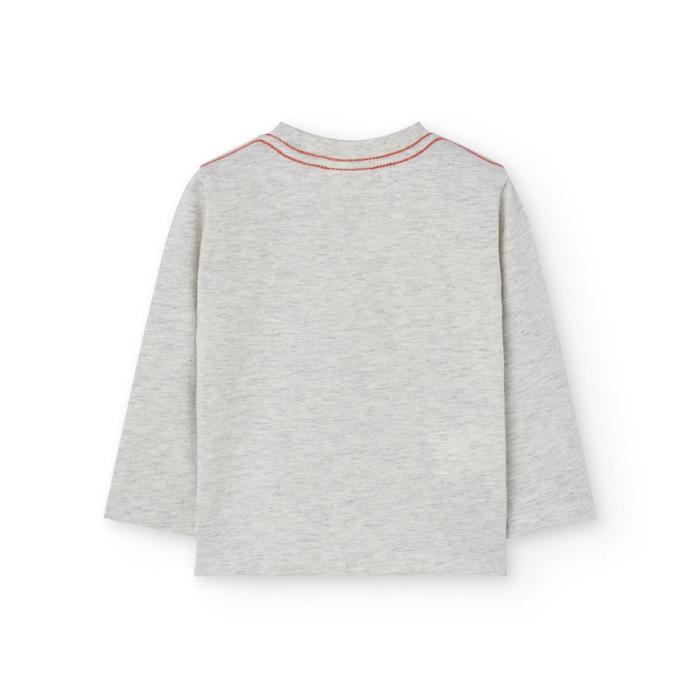 Μπλούζα μακό αγόρι Boboli-312017-7359-Grey