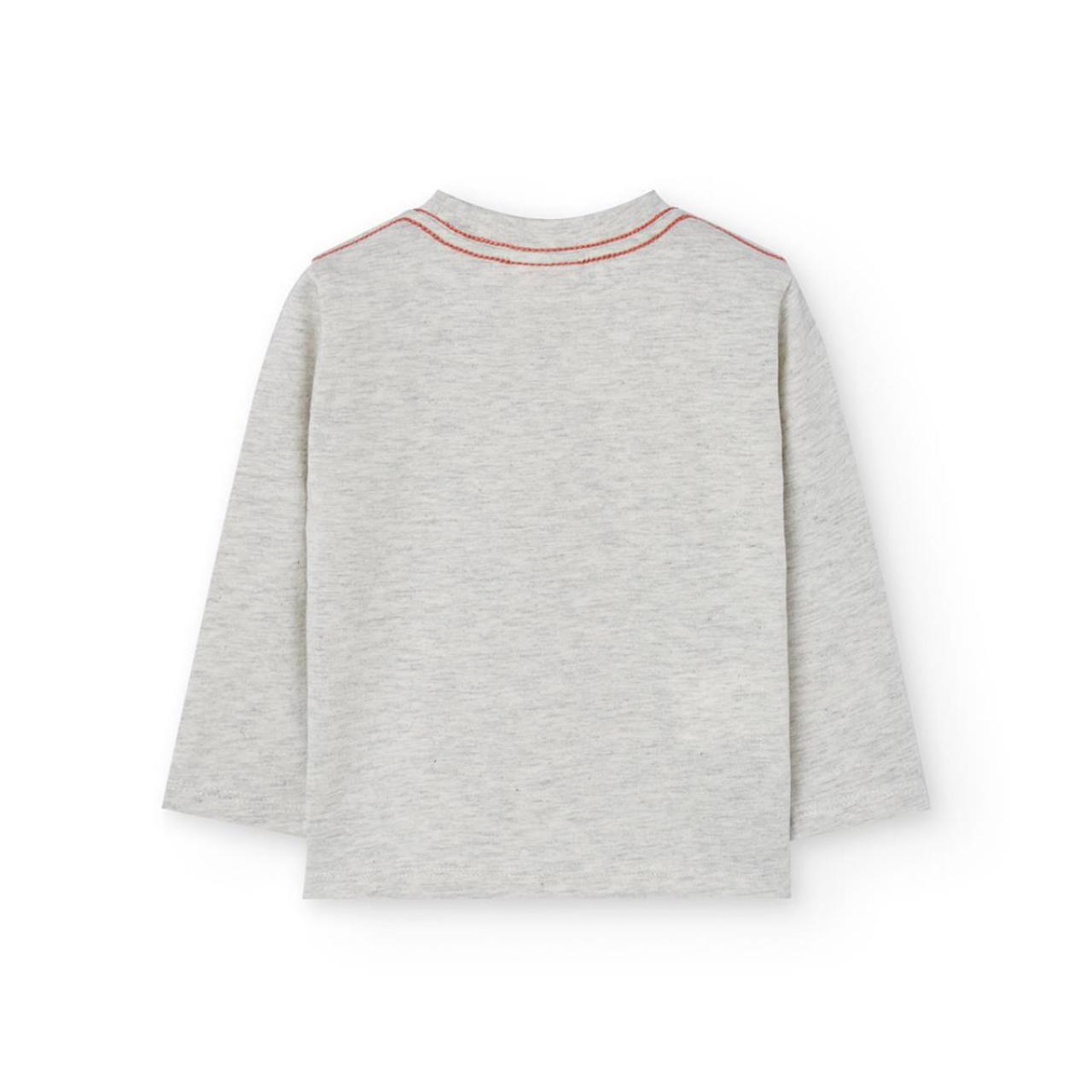 Μπλούζα μακό αγόρι Boboli-312017-7359-Grey φωτογραφία