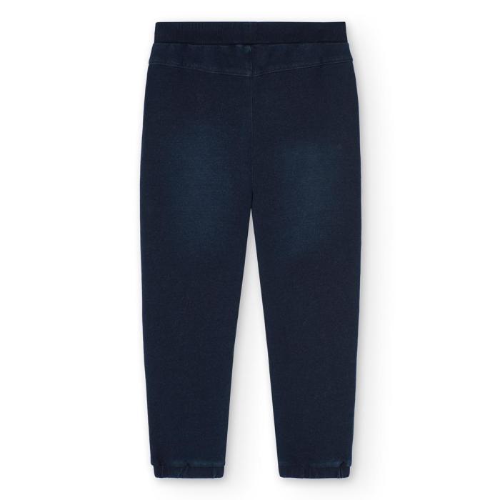Παντελόνι φούτερ αγόρι Boboli-590644-DARKBLUE