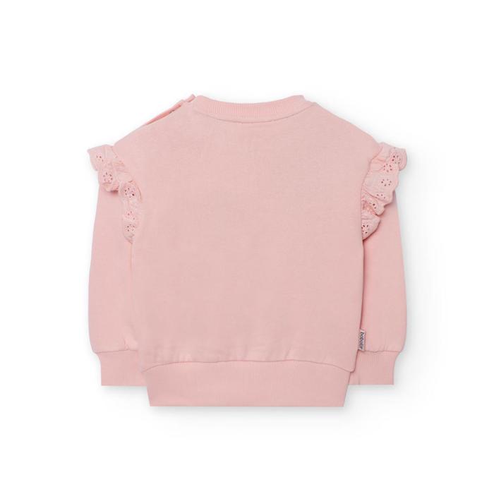 Μπλούζα φούτερ κορίτσι Boboli-222062-3915-Pink