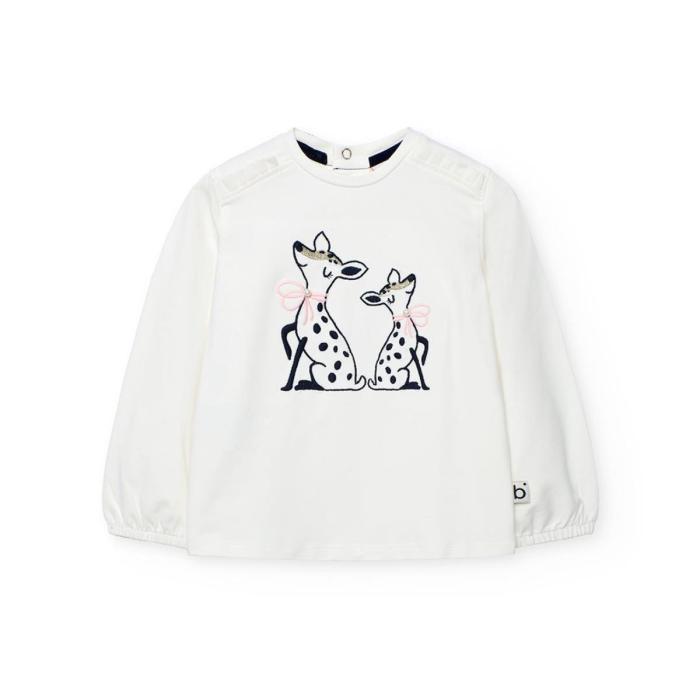 Μπλούζα μακό κορίτσι Boboli-702313-1111-White