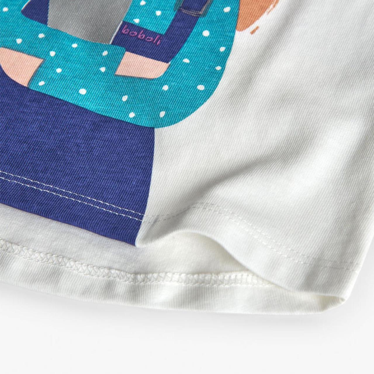 Μπλούζα μακό κορίτσι Boboli-222118-1111-White