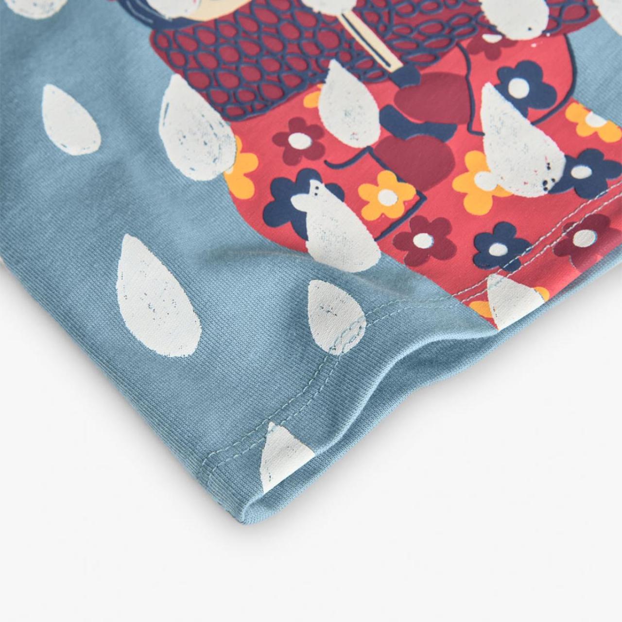 Μπλούζα μακό κορίτσι Boboli-242075-4732-Ciel φωτογραφία