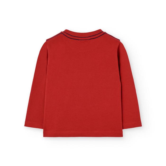Μπλούζα μακό αγόρι Boboli-392082-3945-Red