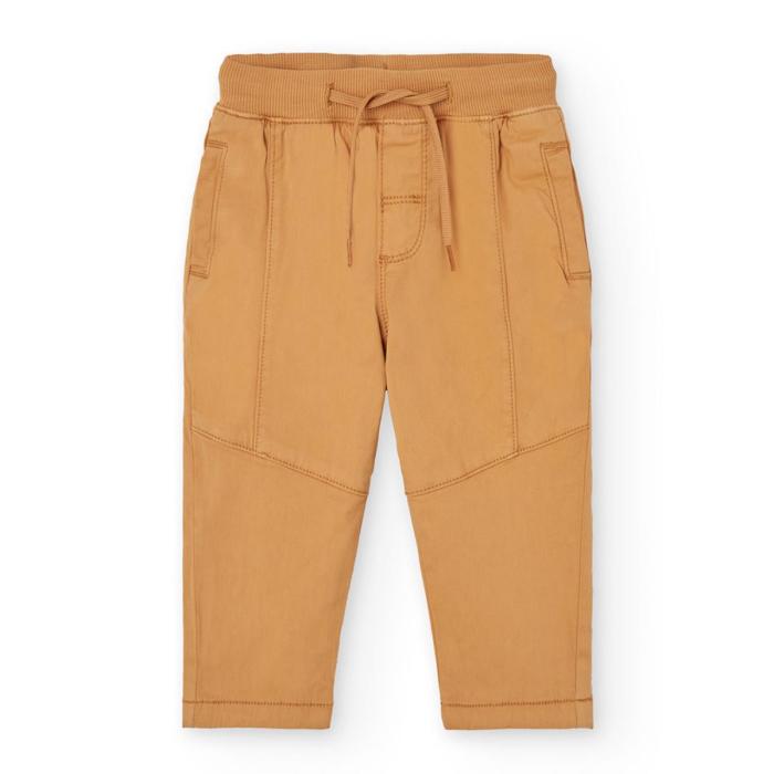 Παντελόνι υφασμάτινο αγόρι Boboli-392071-1225-Yellow
