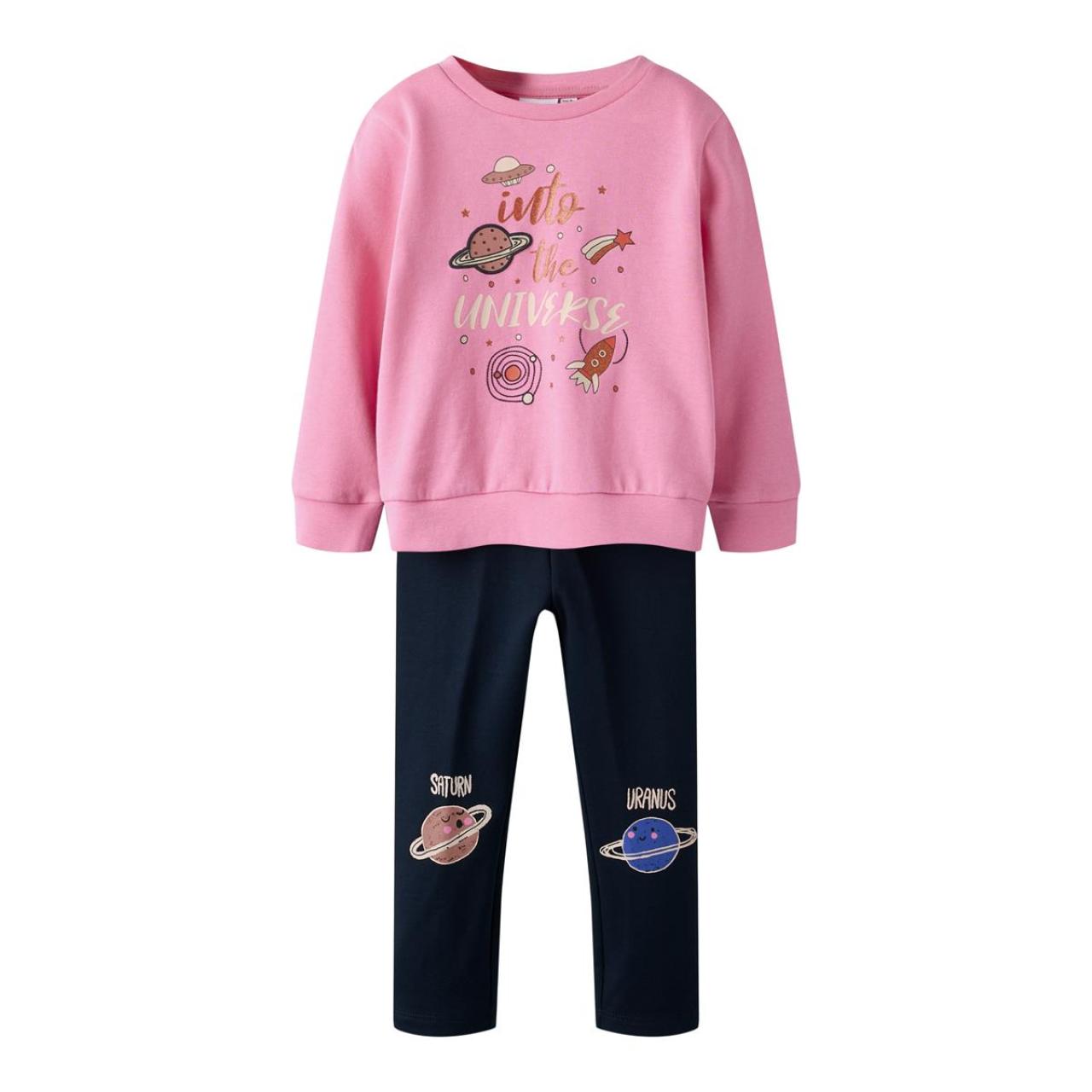 Σετ κολάν φούτερ κορίτσι name it-13243527-Pink Cosmos φωτογραφία