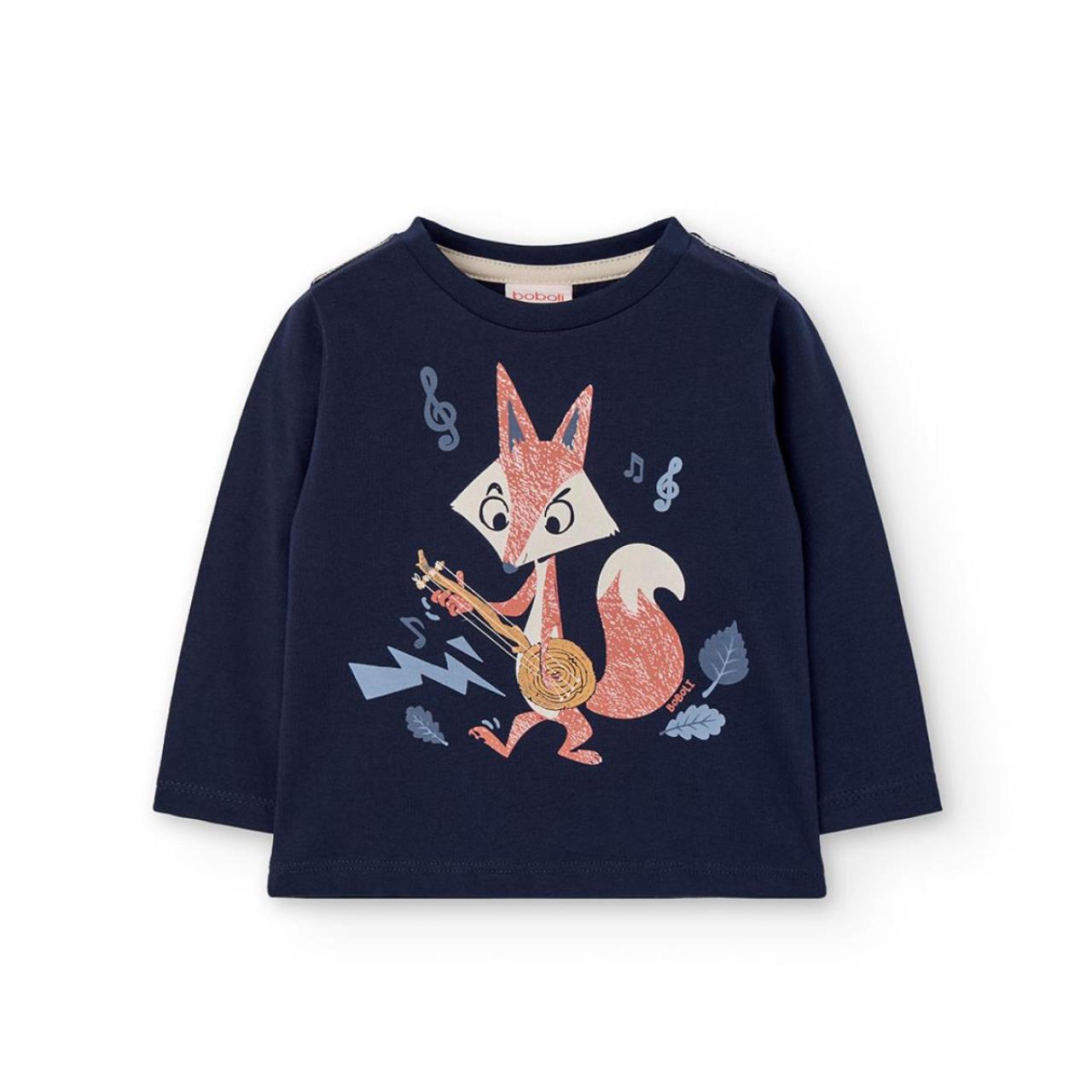 BOBOLI Μπλούζα μακό αγόρι Boboli-392082-2440-Navy