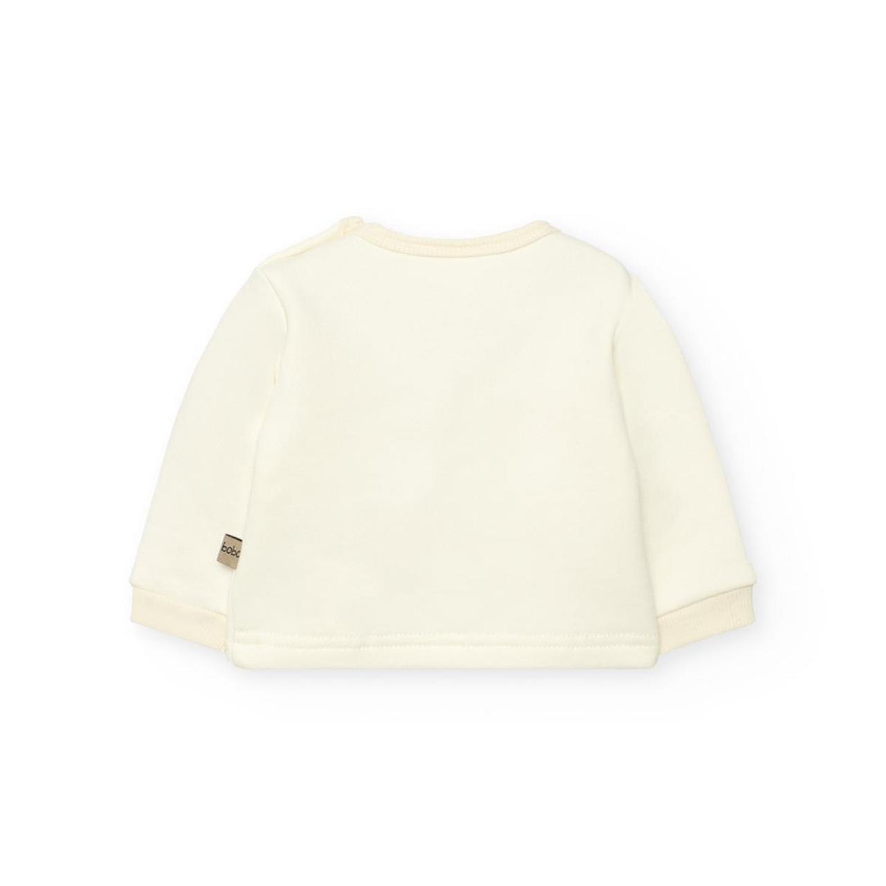 Σετ μπεμπέ φούτερ αγόρι Boboli-122151-1111-Ecru φωτογραφία