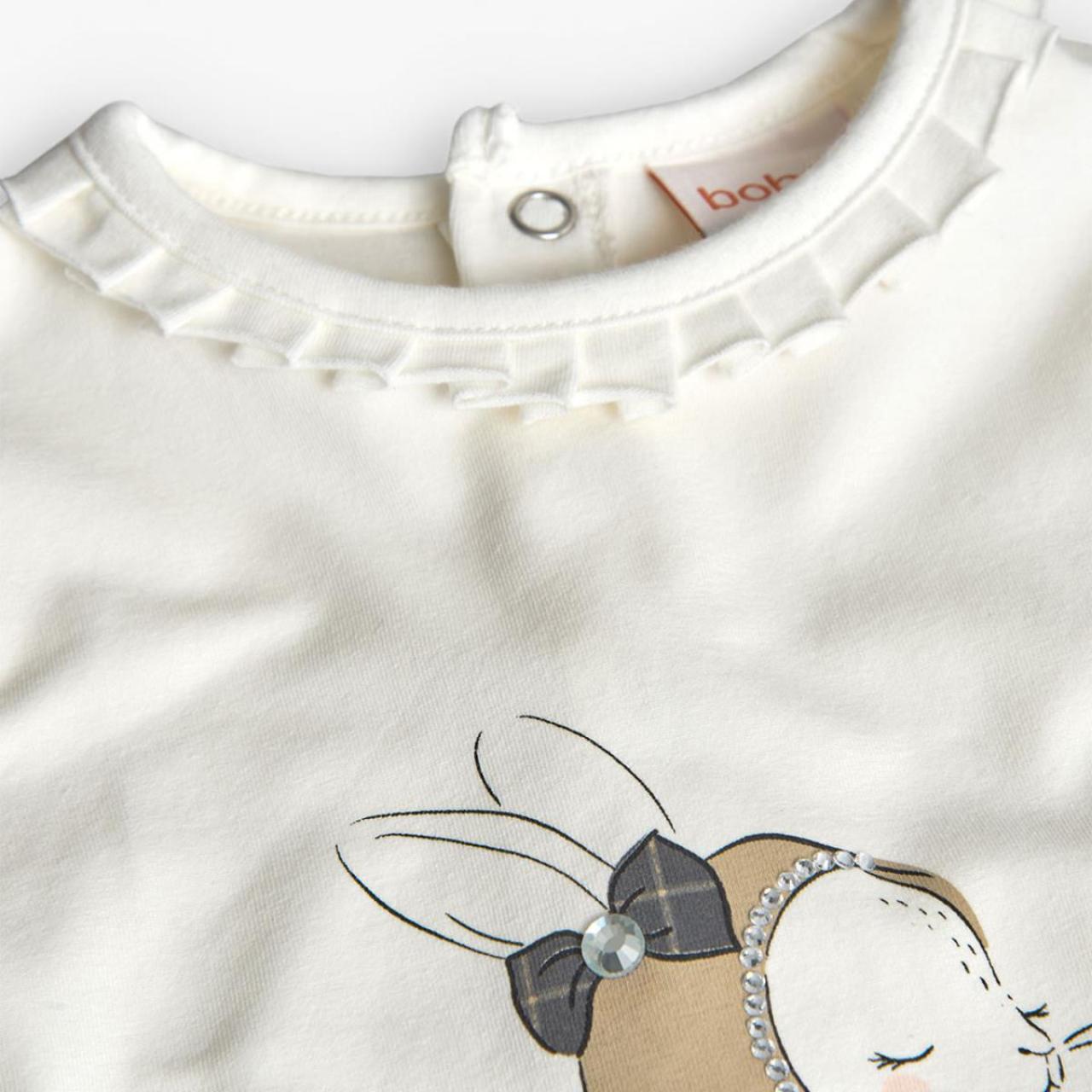 Μπλούζα μακό κορίτσι Boboli-702021-1111-White φωτογραφία