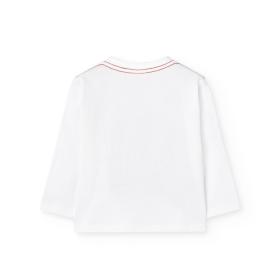 Μπλούζα μακό αγόρι Boboli-312040-1111-White