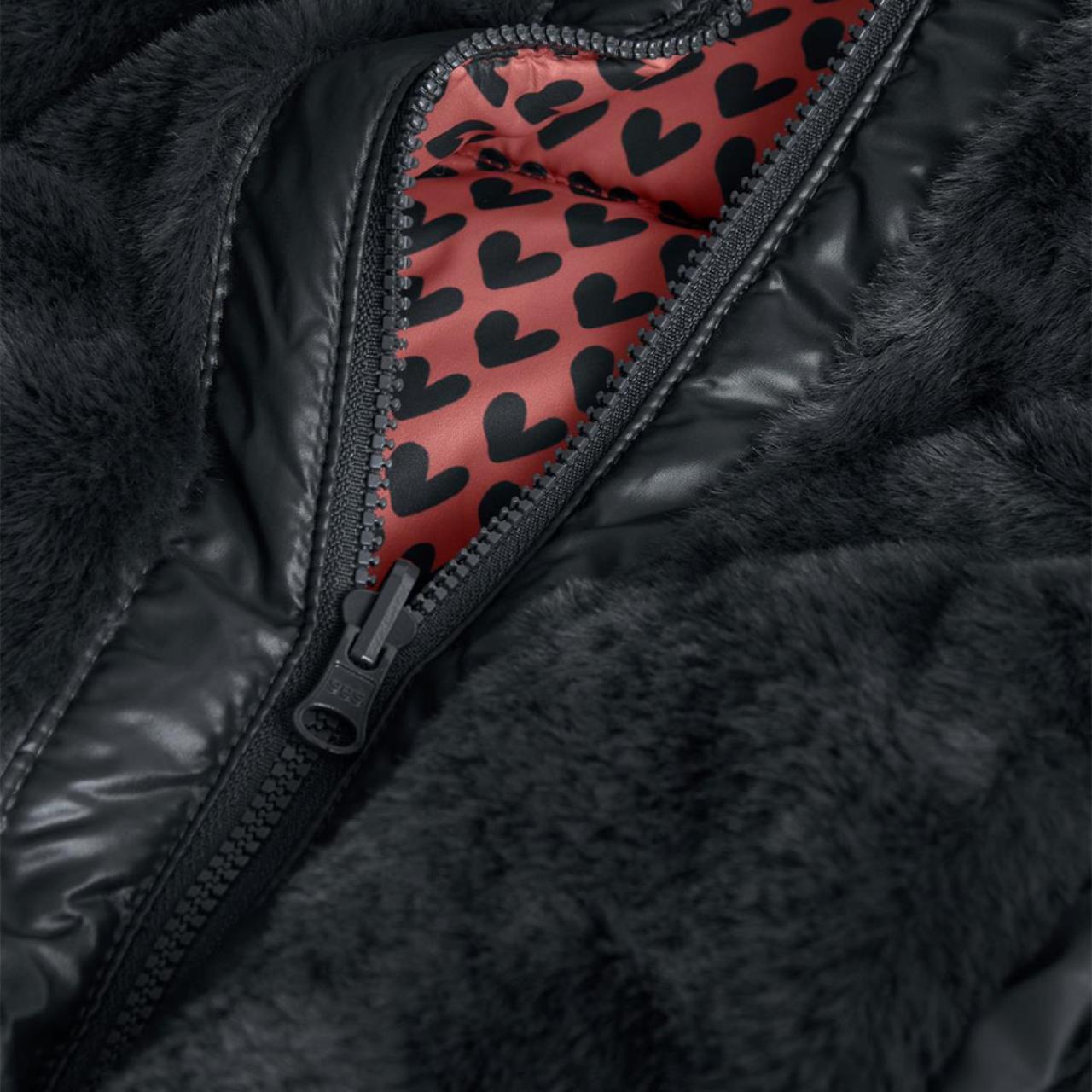 Μπουφάν διπλής όψης κορίτσι Boboli-212195-9752-Anthracite φωτογραφία