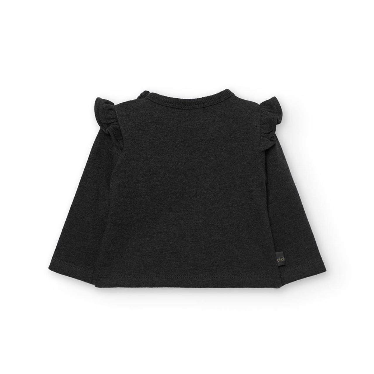 Σετ μπεμπέ φούτερ κορίτσι Boboli-122049-8124-Anthracite φωτογραφία