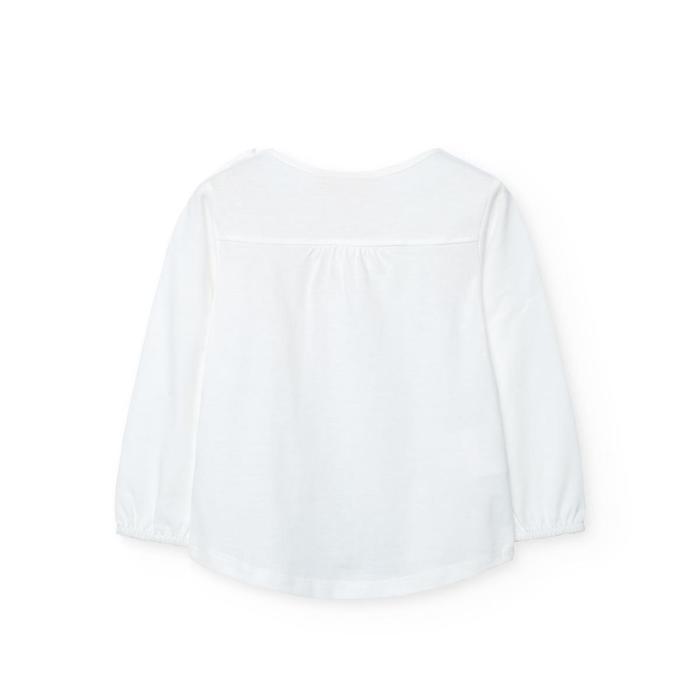 Μπλούζα μακό κορίτσι Boboli-222118-1111-White