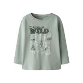 Μπλούζα μακό αγόρι name it-13224978-Jadeite-organic cotton