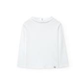 Μπλούζα ριμπ κορίτσι Boboli-292070-1111-White