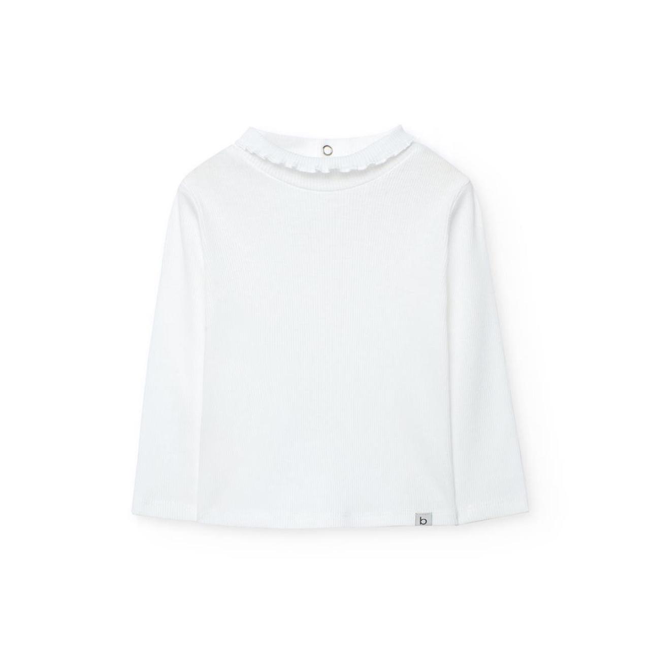 BOBOLI Μπλούζα ριμπ κορίτσι Boboli-292070-1111-White