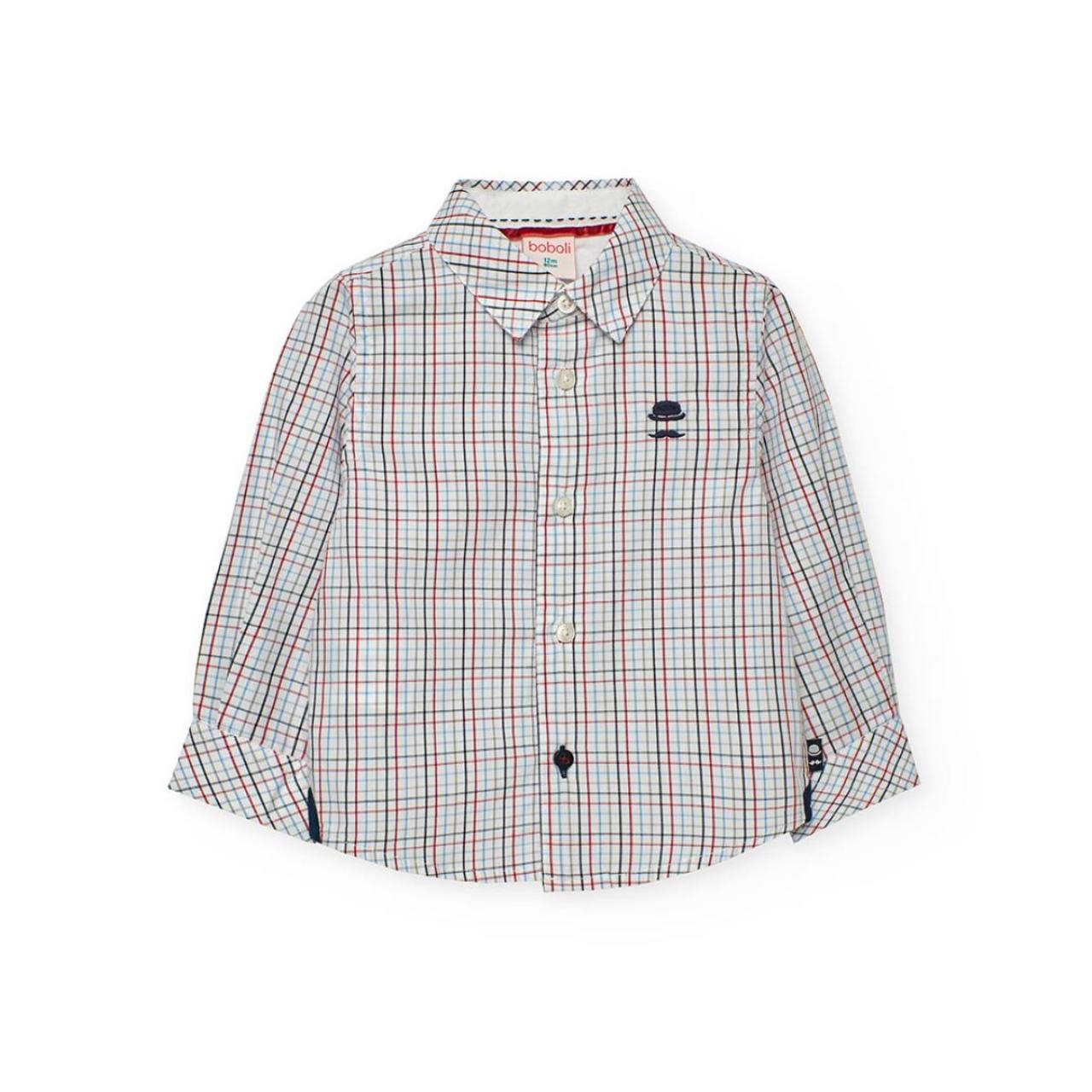 BOBOLI Πουκάμισο ποπλίνα αγόρι Boboli-712246-9680-