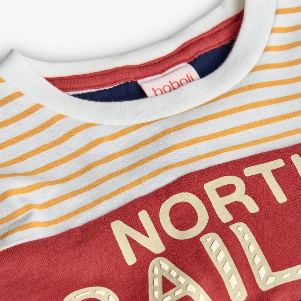 Μπλούζα μακό αγόρι Boboli-322096-2440-Navy φωτογραφία