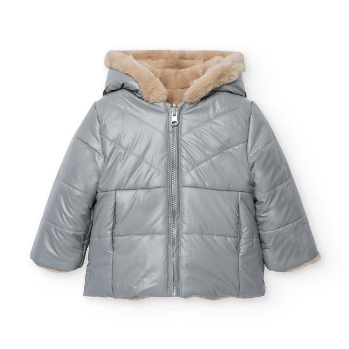 Μπουφάν διπλής όψης κορίτσι Boboli-702098-8105-Grey