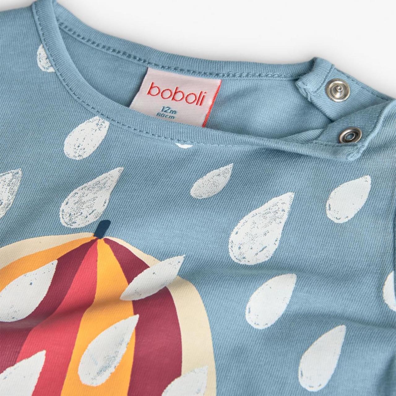 Μπλούζα μακό κορίτσι Boboli-242075-4732-Ciel φωτογραφία