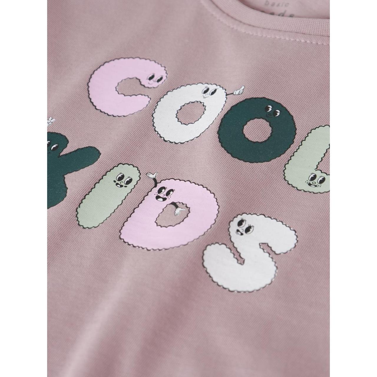 Μπλούζα μακό κορίτσι name it-13234705-Burnished Lilac-organic cotton φωτογραφία