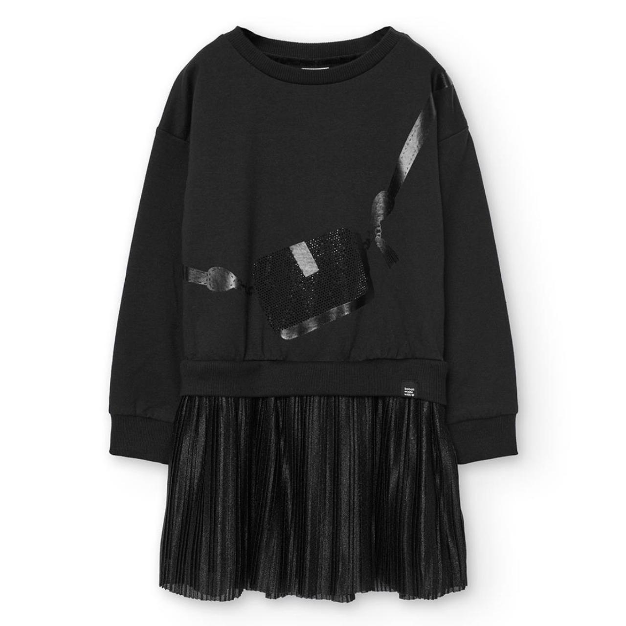 BOBOLI Φόρεμα φούτερ κορίτσι Boboli-402130-890-Black