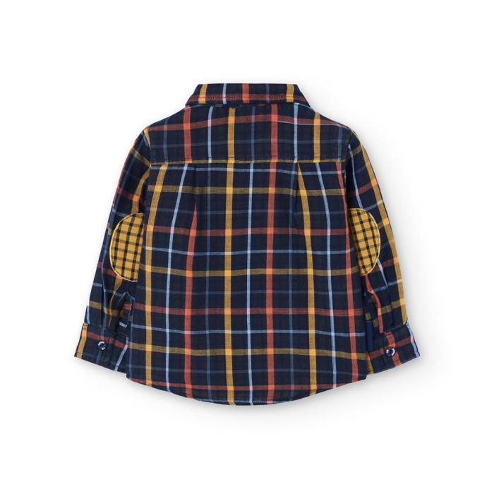 Πουκάμισο καρό αγόρι Boboli-302094-9719-Navy