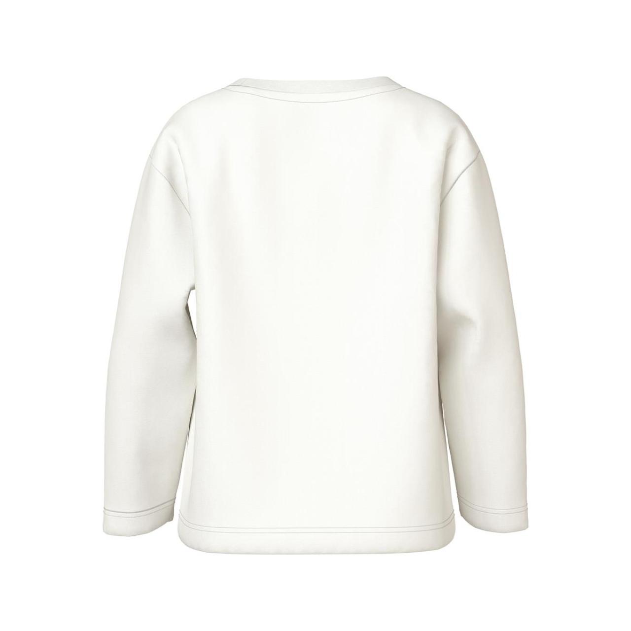 Μπλούζα μακό κορίτσι name it-13234705-Bright White2-organic cotton φωτογραφία