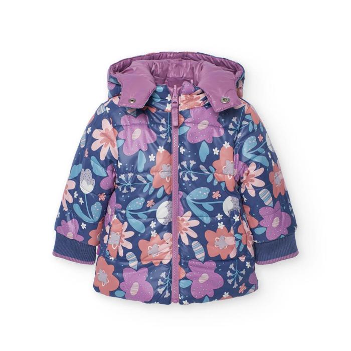 Μπουφάν διπλής όψης κορίτσι Boboli-222185-9753-Purple