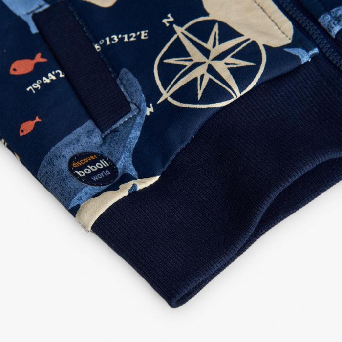 Ζακέτα φούτερ αγόρι Boboli-302151-9718-Navy