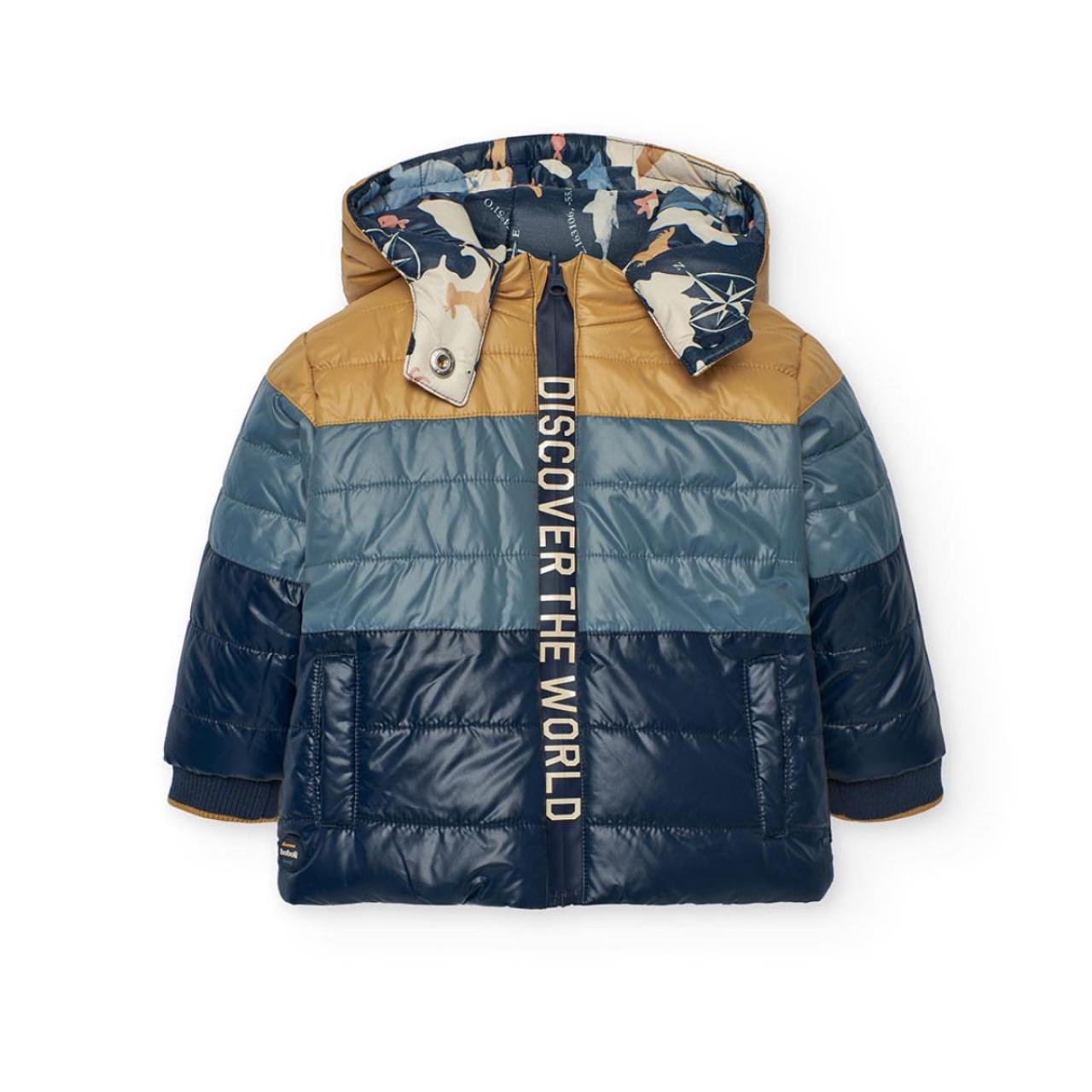 Μπουφάν διπλής όψης αγόρι Boboli-302173-2440-Navy φωτογραφία