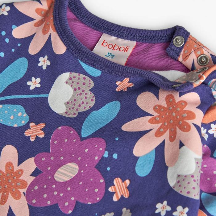 Φόρεμα φούτερ κορίτσι Boboli-222095-9753-Purple