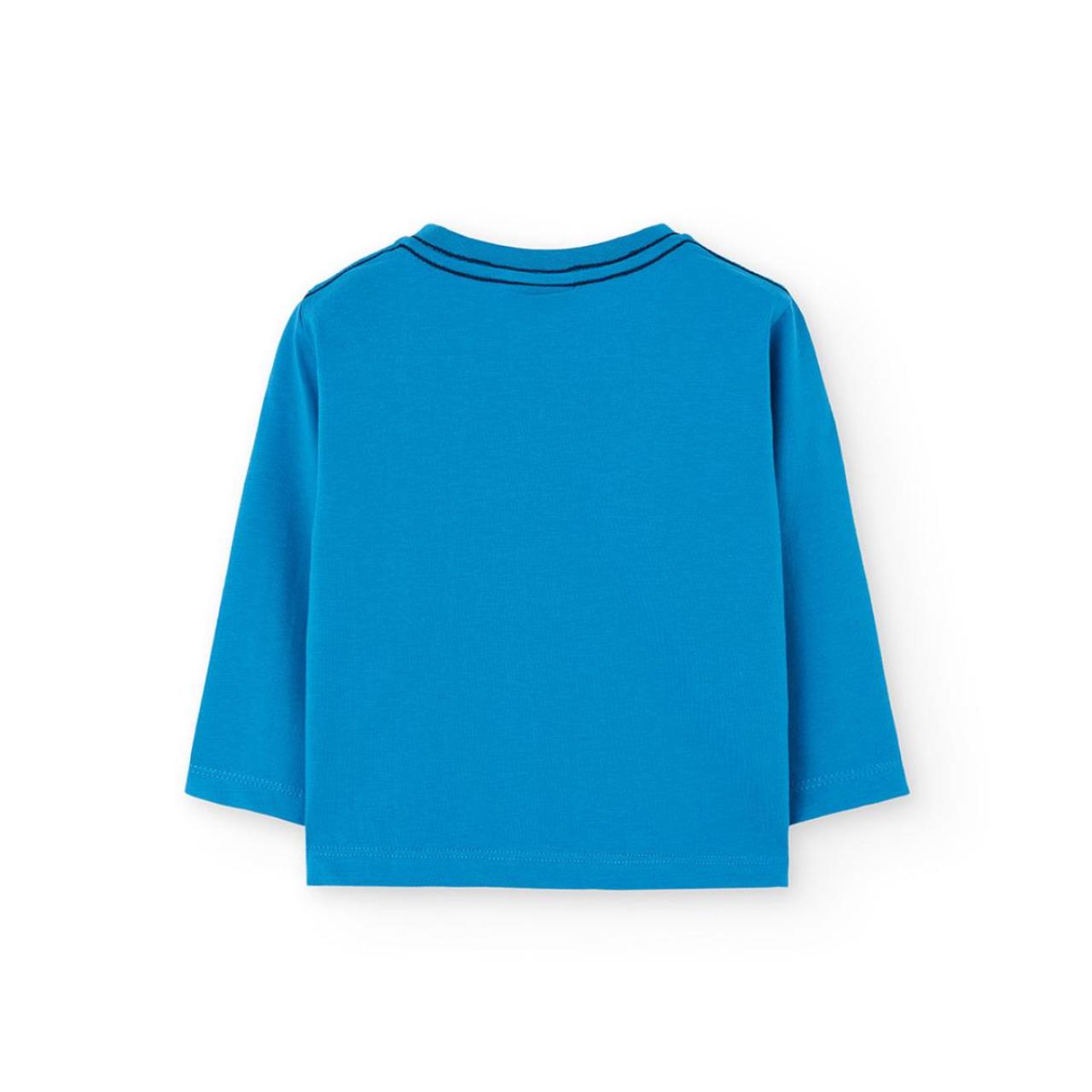 Μπλούζα μακό αγόρι Boboli-322041-2627-Blue φωτογραφία