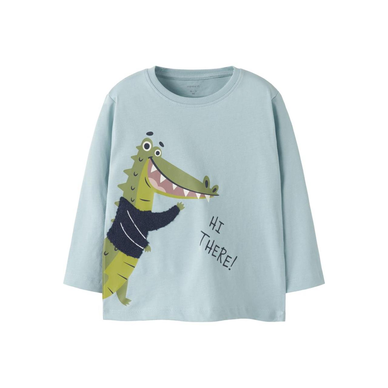 Μπλούζα μακό αγόρι name it-13244918-Sterling Blue