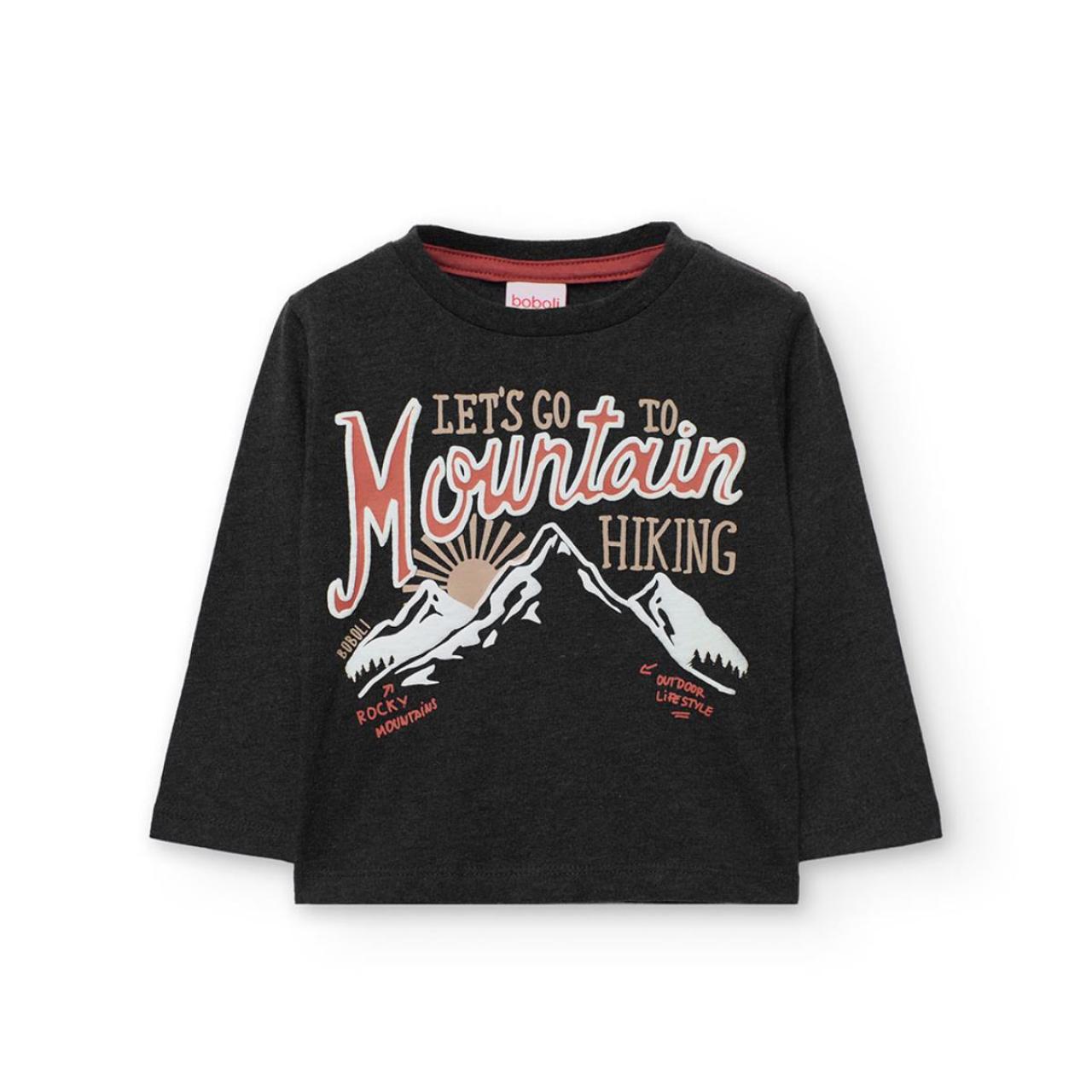 BOBOLI Μπλούζα μακό αγόρι Boboli-312062-8124-Anthracite