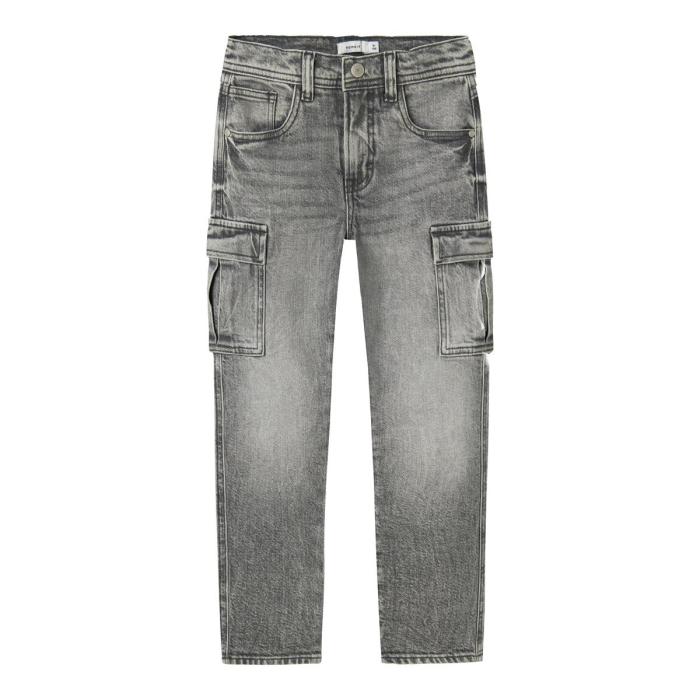 Παντελόνι τζιν cargo αγόρι name it-13237339-Medium Grey Denim