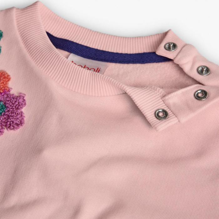 Μπλούζα φούτερ κορίτσι Boboli-222062-3915-Pink
