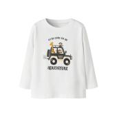 Μπλούζα μακό αγόρι name it-13224978-Bright White-organic cotton