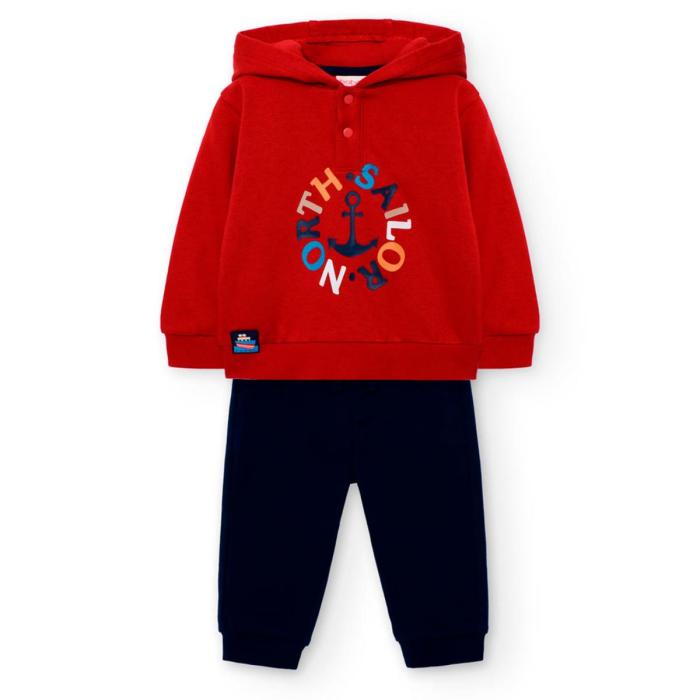 Σετ φόρμα φούτερ αγόρι Boboli-322085-3945-Red