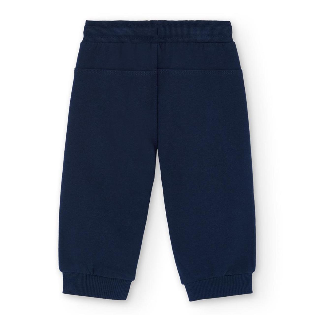 Παντελόνι φούτερ αγόρι Boboli-392060-2440-Navy φωτογραφία