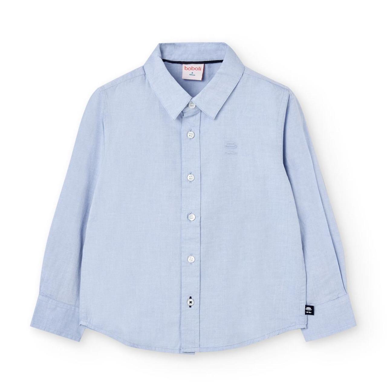 BOBOLI Πουκάμισο oxford αγόρι Boboli-730022-2583-Ciel