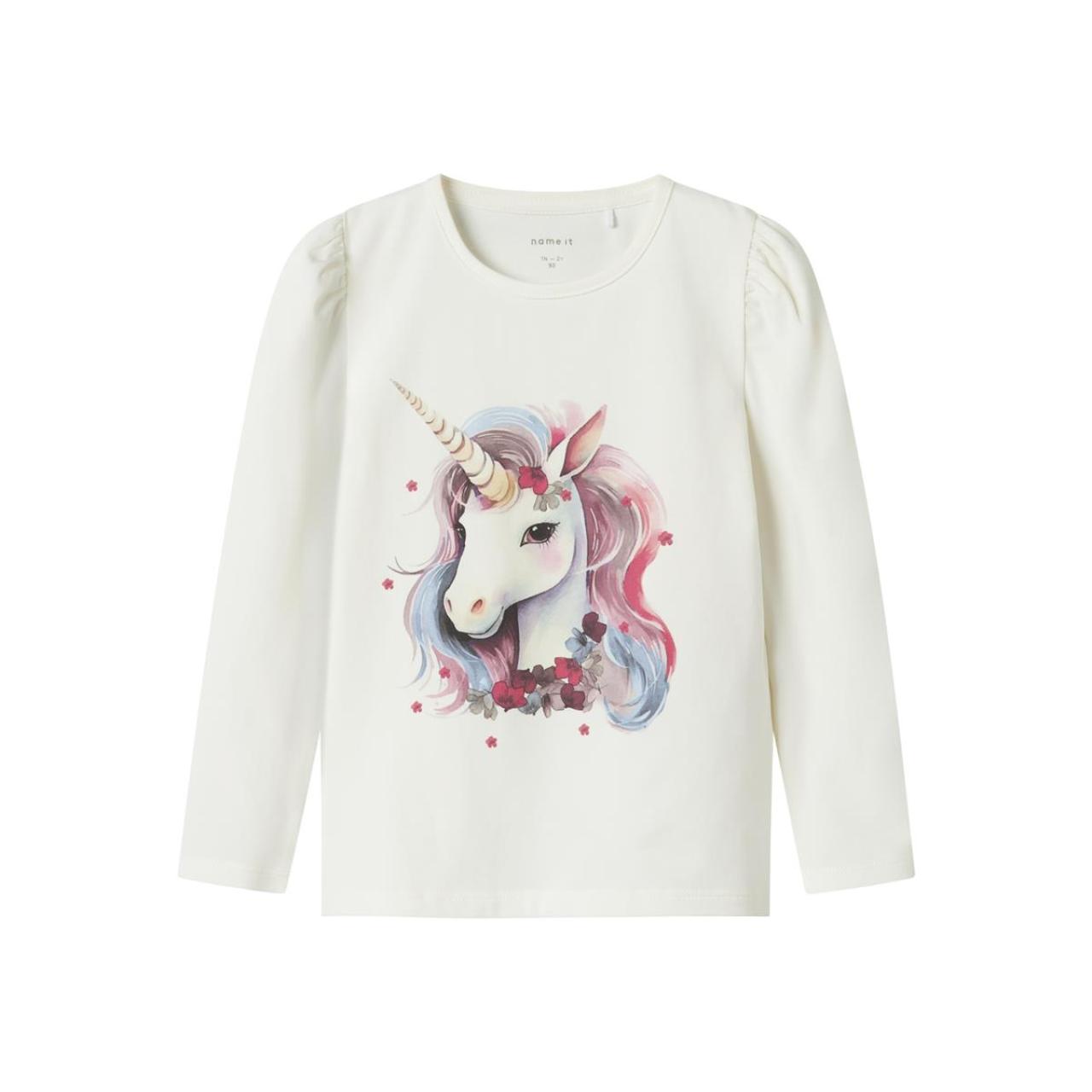 Μπλούζα μακό κορίτσι name it-13244594-Cloud Dancer
