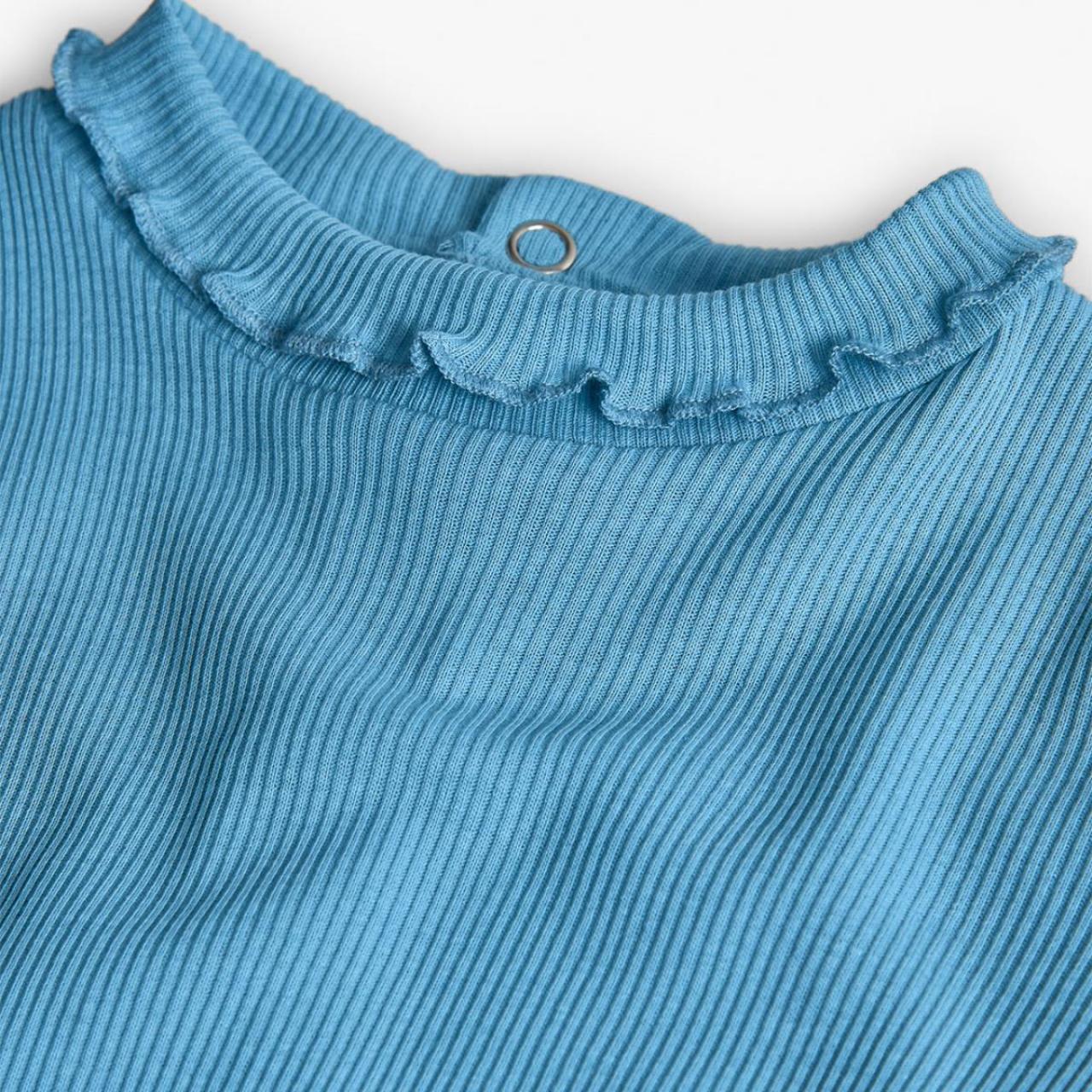 Μπλούζα ριμπ κορίτσι Boboli-292070-4732-Blue φωτογραφία