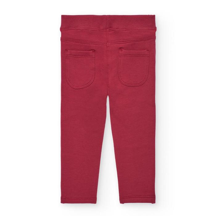 Παντελόνι-κολάν φούτερ κορίτσι Boboli-292047-3918-Red